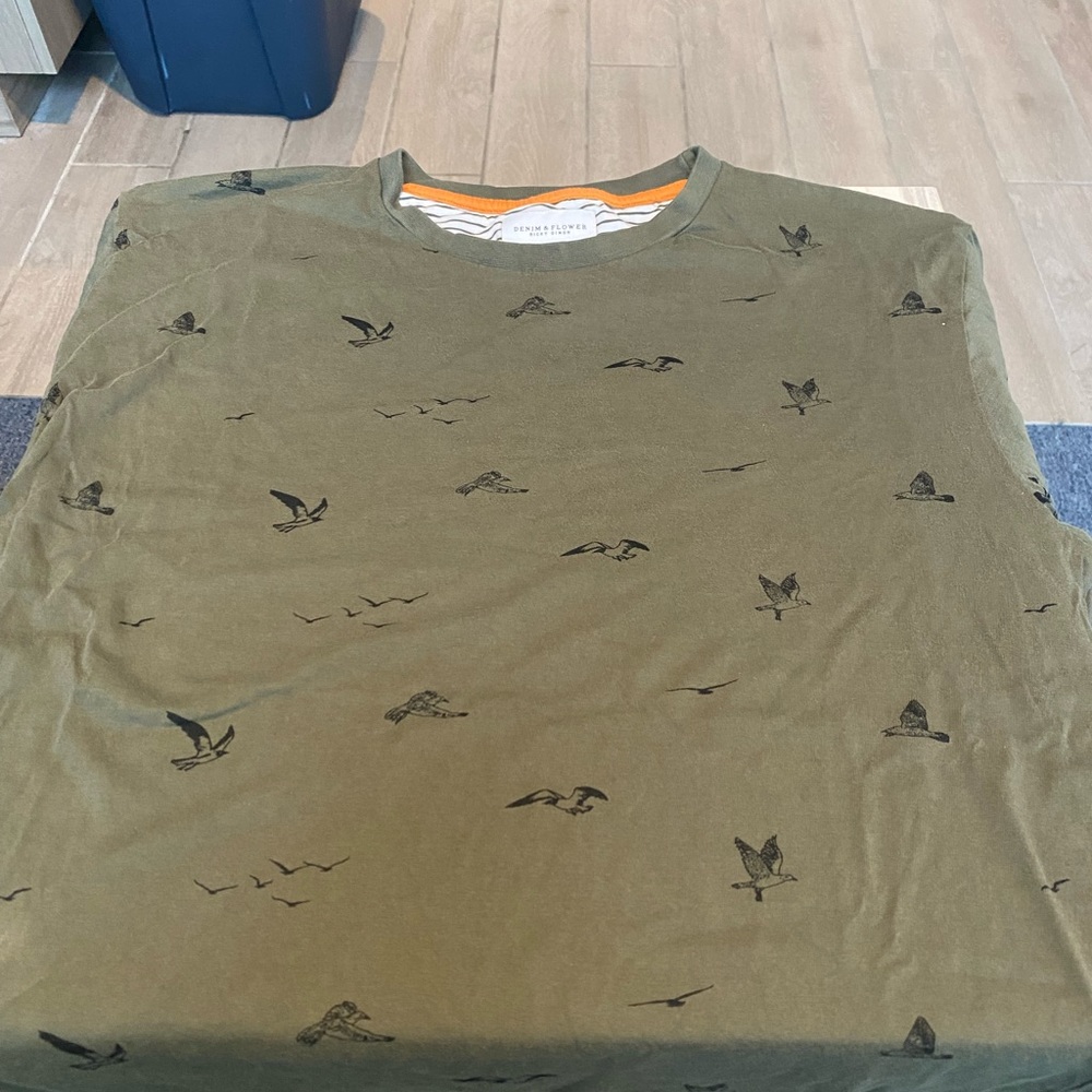 Men's Denim & Flower shirt